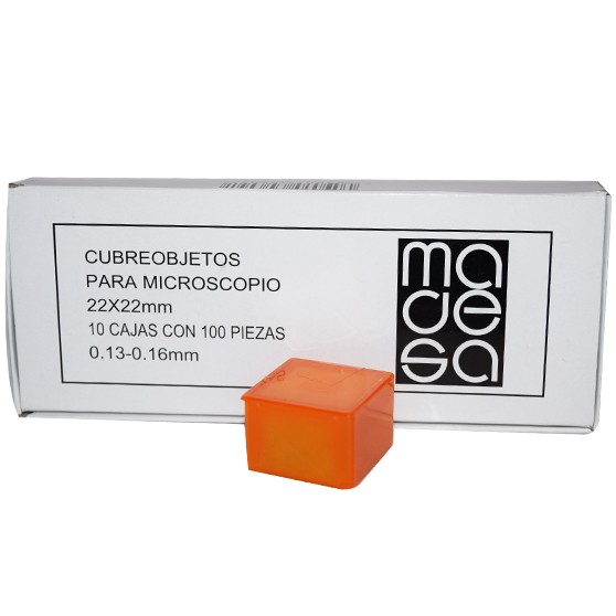 Cubreobjetos 22x22  M-10