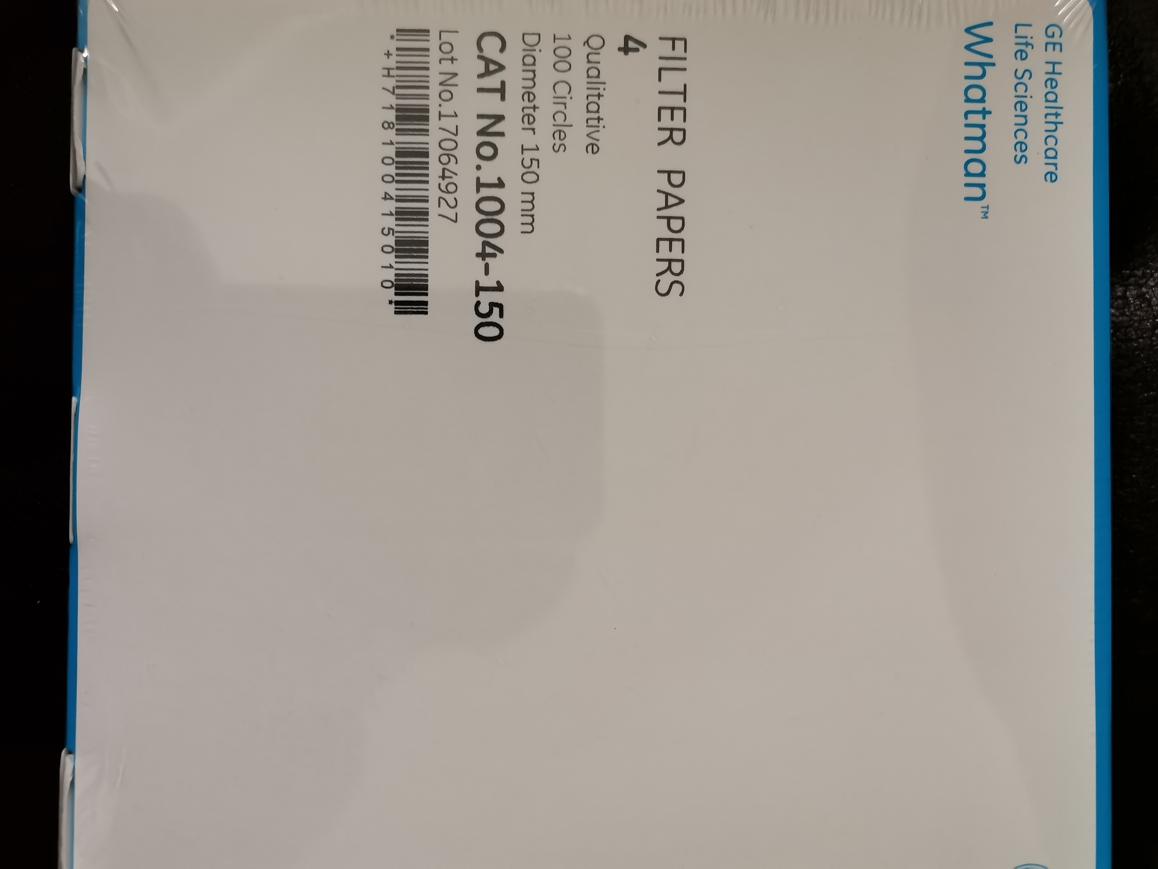 Papel Whatman filtro 4