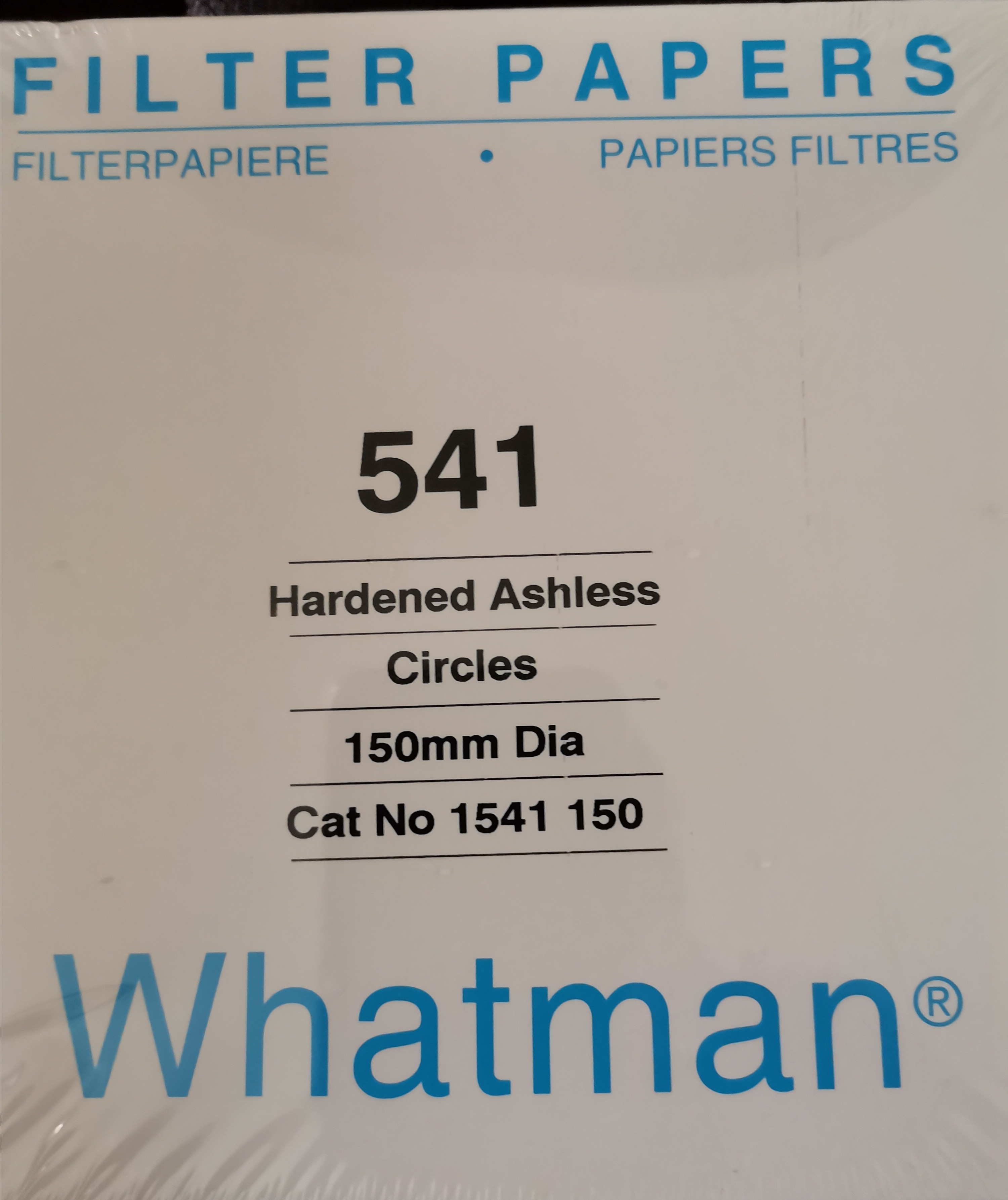 Papel Whatman  filtro 541