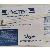 Hisopo estéril 3x100 (Aplicador) Protec
