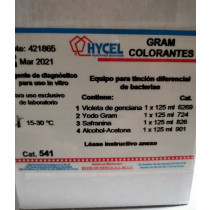 Equipo de Gram 4x125mL Hycel