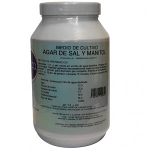 Agar Sal y Manitol