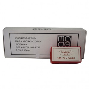 Cubreobjetos 24x50 M-5