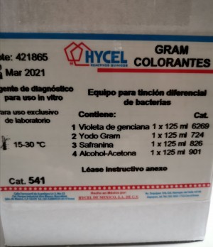 Equipo de Gram 4x125mL Hycel
