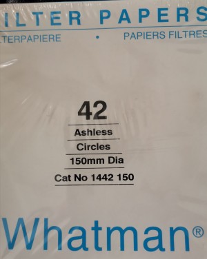 Papel Whatman filtro 42